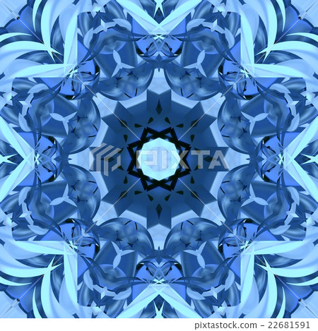 Symmetrical decorative patterns,  multicolored. 22681591