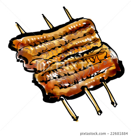 图库插图: 烤鳗鱼