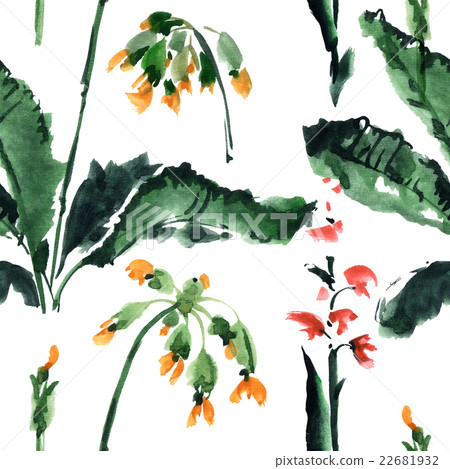 Flowers seamless pattern Flowers seamless pattern 22681932