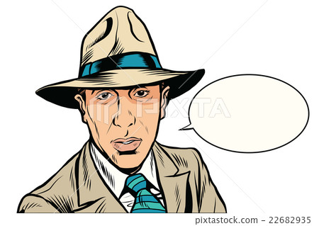 retro mafia pop art vector 22682935