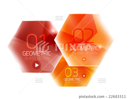 Hexagon abstract geometric background Hexagon abstract geometric background 22683311