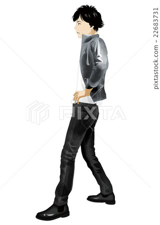 Fashion men's leather jacket 22683731