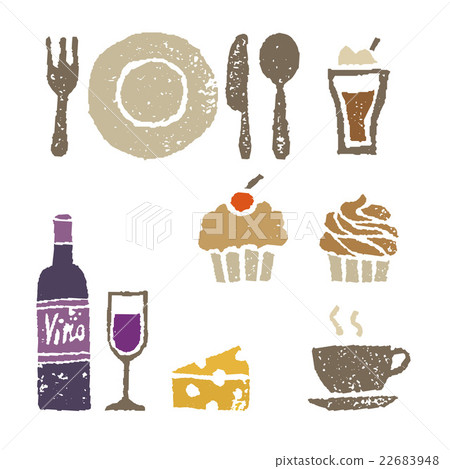Wine, sweets, cafe, restaurant materials Wine, sweets, cafe, restaurant materials 22683948