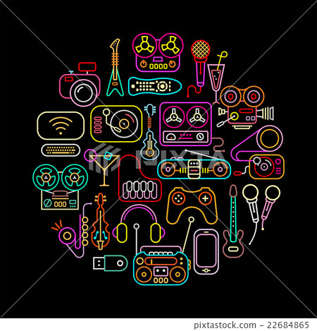 Home Electronics Neon Home Electronics Neon 22684865