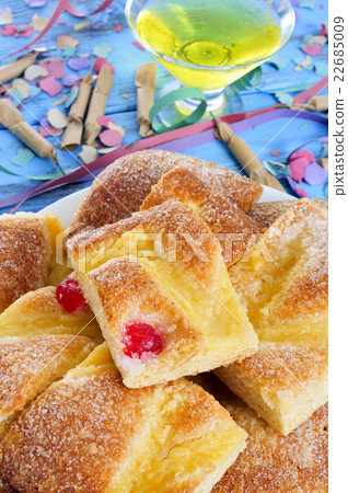 coca de Sant Joan, typical sweet cake from Spain 22685009