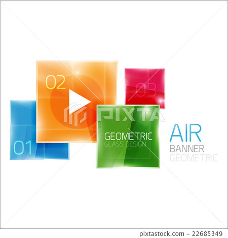 Multicolored squares with sample text Multicolored squares with sample text 22685349