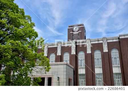 Kyoto University Clock Tower Stock Photo 22686401 Pixta