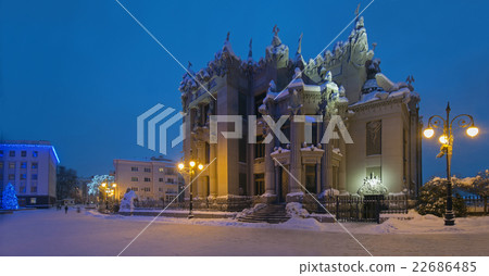 Illuminated House with Chimaeras - Kiev 22686485