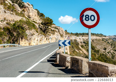 Mountain highway. Spain 22688013