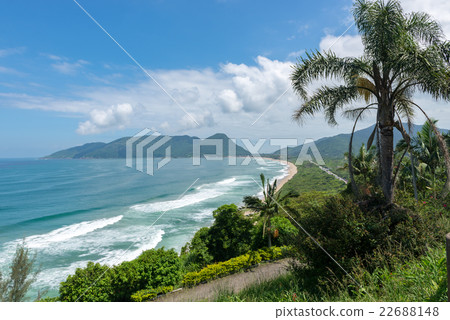 Armacao beach in Florianopolis, Santa Catarina. Armacao beach in Florianopolis, Santa Catarina. 22688148