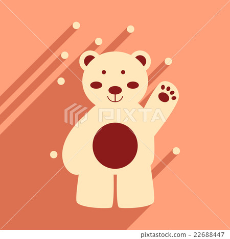 flat icon with long shadow northern bear flat icon with long shadow northern bear 22688447