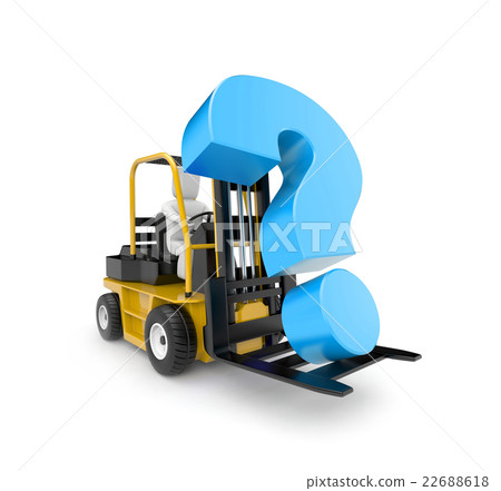 Forklift with question Forklift with question 22688618