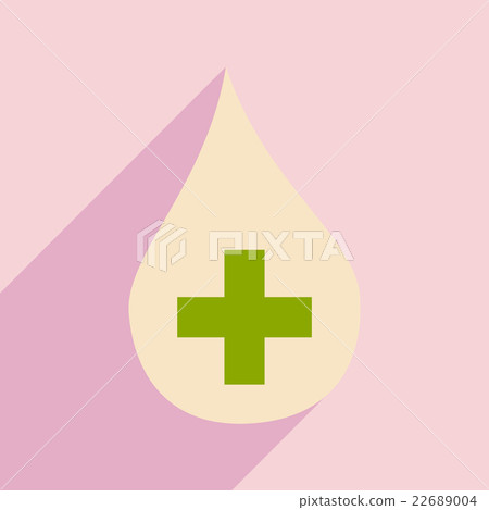 Flat with shadow icon and application drop aid Flat with shadow icon and application drop aid 22689004