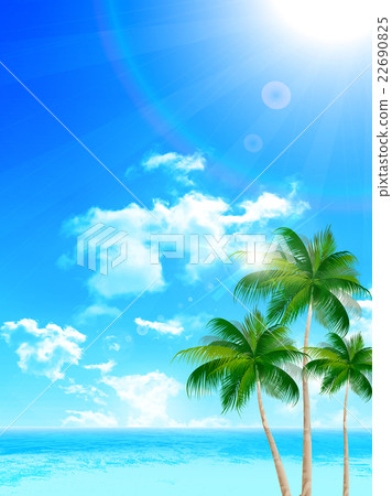 海和夏天風景背景 海和夏天風景背景 22690825
