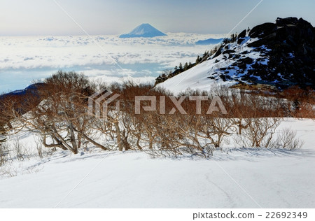 From the vicinity of the Southern Alps · Yakushidake hut, Mt. Fuji and Mt. From the vicinity of the Southern Alps · Yakushidake hut, Mt. Fuji and Mt. 22692349