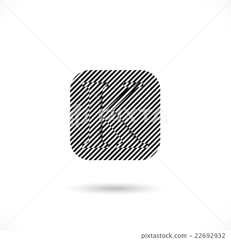 Creative K-letter icon abstract logo design Creative K-letter icon abstract logo design 22692932