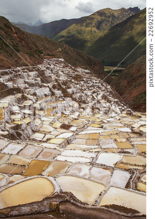 Salina de Maras near Cuzco in Sacred Valley Peru 22692952