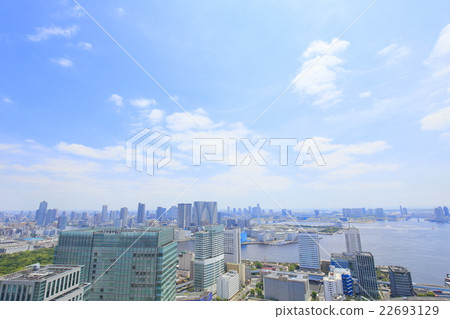 Tokyo urban landscape (skyscraper) 22693129