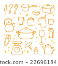 Hand-painted kitchen illustration set 2 22696184