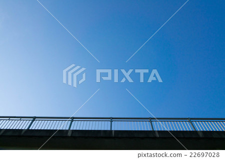 Bridge and blue sky 22697028