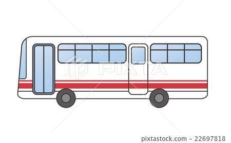 Route bus _ red and white 22697818