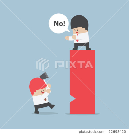 Businessman eliminate rival Businessman eliminate rival 22698420