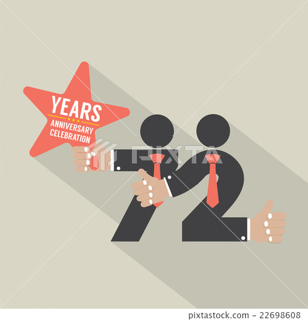 72nd Years Anniversary Typography Design. 22698608