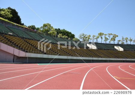 Blue sky and track Blue sky and track 22698976