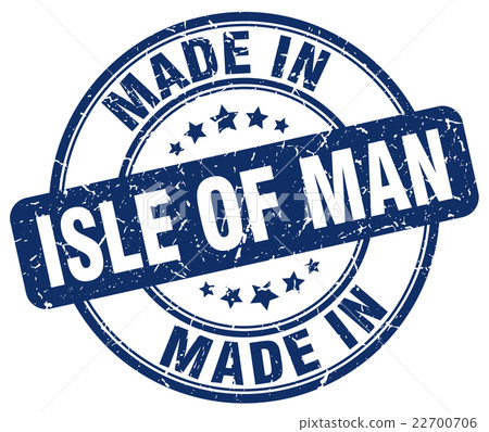 made in Isle Of Man blue grunge round stamp made in Isle Of Man blue grunge round stamp 22700706