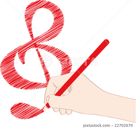 A note written in red pencil 22702670