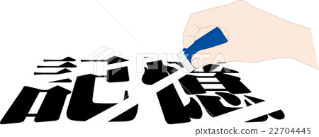 Illustration to erase with an eraser 22704445