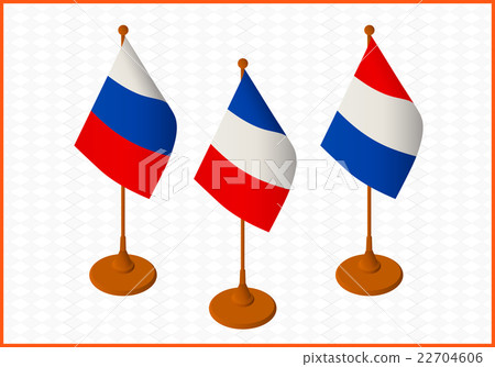 isometric vector icons table flags isometric vector icons table flags 22704606