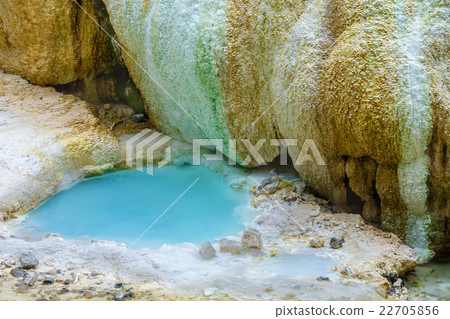 thermal springs San Filippo in Val D'Orcia, Italy 22705856