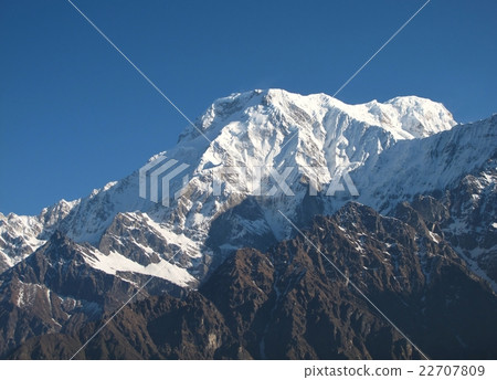 Annapurna South in the early morning 22707809