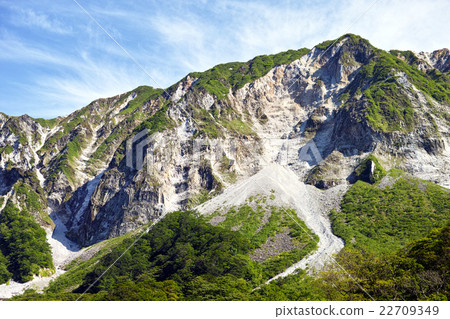 Northern wall of Oyama in the summer 22709349