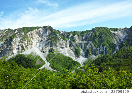 Northern wall of Oyama in the summer Northern wall of Oyama in the summer 22709369