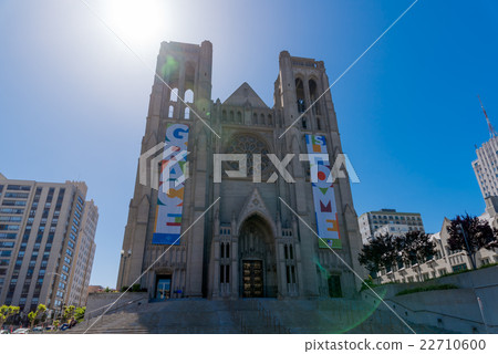 美國舊金山格雷斯大教堂 美國舊金山格雷斯大教堂 22710600
