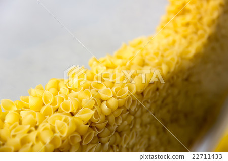 Heap of bowtie pasta 22711433