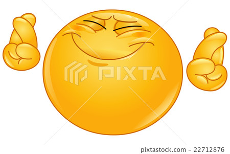 Crossing fingers emoticon Crossing fingers emoticon 22712876