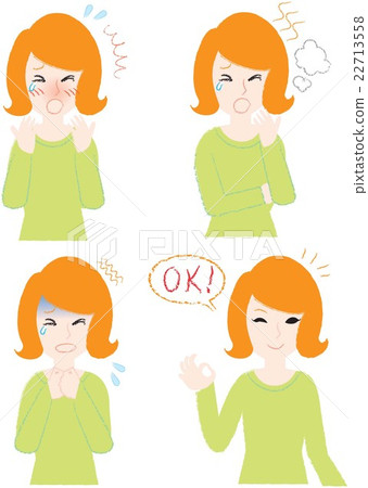成年女性變異/ OK徵兆/困倦/害怕/打噴嚏並沒有停止 成年女性變異/ OK徵兆/困倦/害怕/打噴嚏並沒有停止 22713558