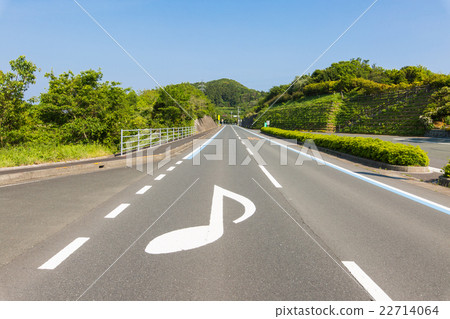 愛媛縣Ikatacho Sada Cape Melody Line音符馬克 愛媛縣Ikatacho Sada Cape Melody Line音符馬克 22714064