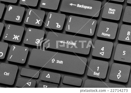 Laptop keyboard with key enter 22714273