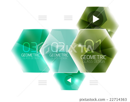 Glass color hexagons Glass color hexagons 22714363