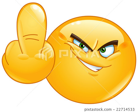 Middle finger emoticon 22714533