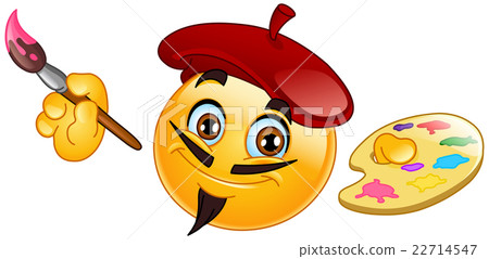 Painter emoticon 22714547