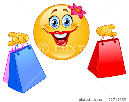 Shopping emoticon Shopping emoticon 22714665
