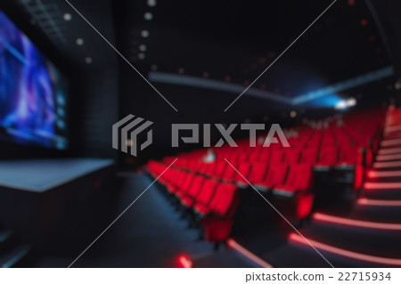 Abstract blur red theater or movie seats. Chairs Abstract blur red theater or movie seats. Chairs 22715934