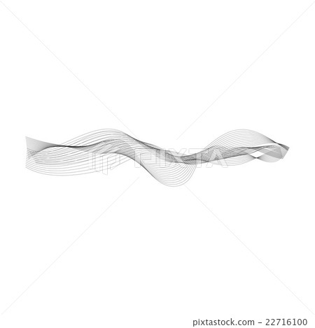 Vector music sound waves 22716100