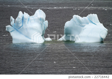 Antarctica - Non-Tabular Iceberg Floating  22716442