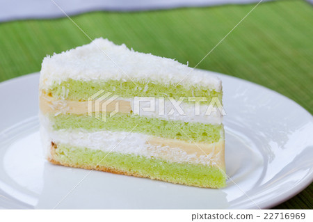 Pandan layered cake Traditional Indonesian desert 22716969